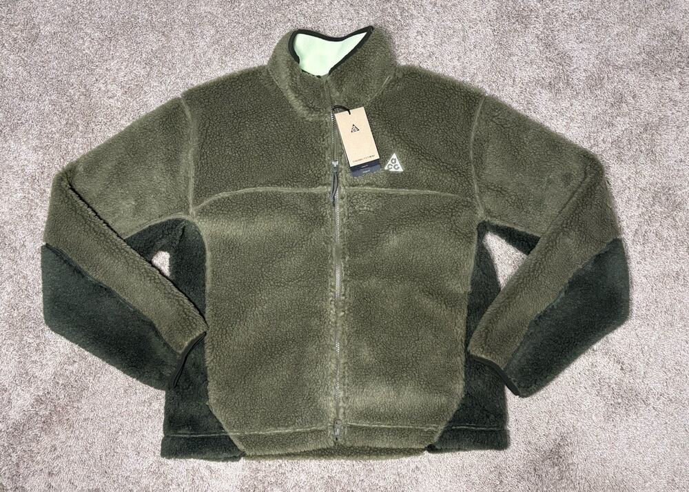 Nike ACG Glacier Therma-FIT Jade Windproof Jacket fleece FV8653-222 Size S NEW